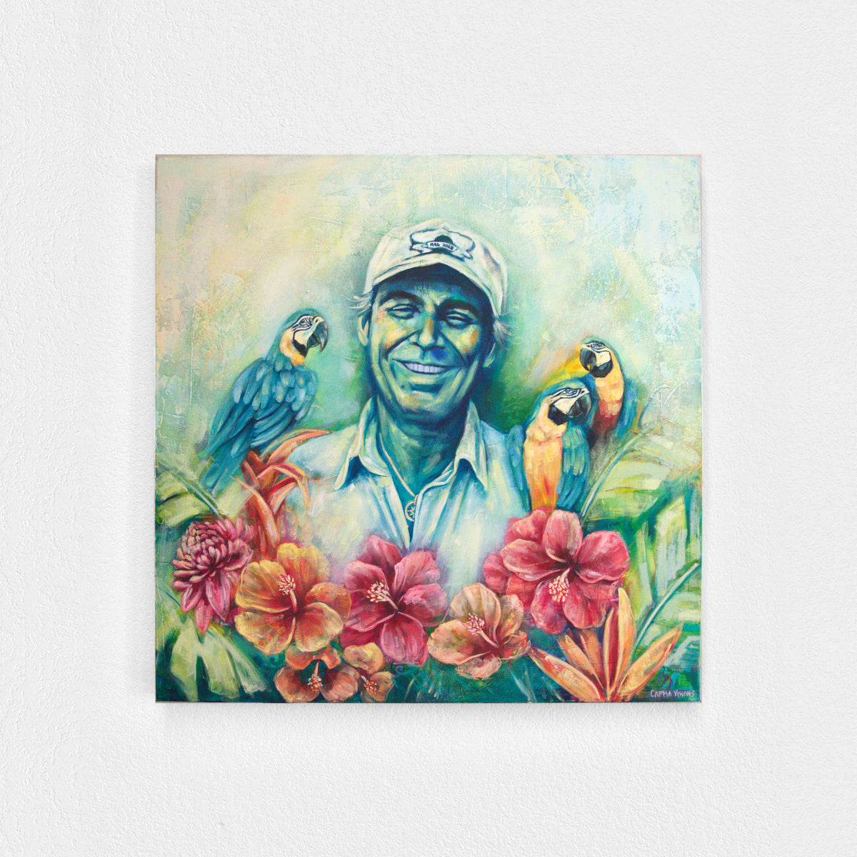 Son of a Sailor by Carma Visions, shown on a white wall