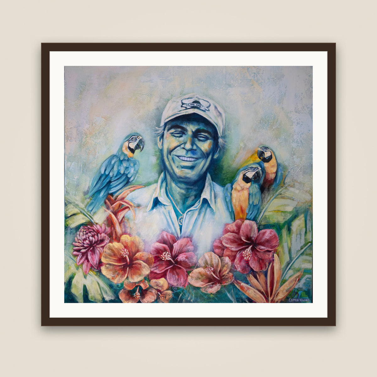 Son of a Sailor open edition print, espresso frame