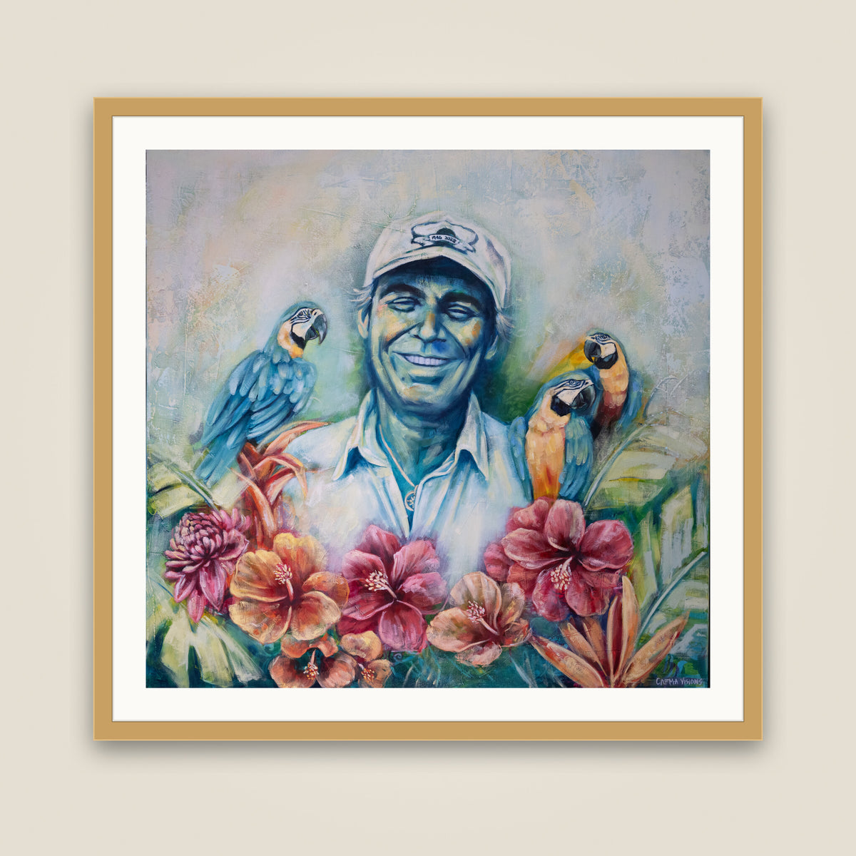 Son of a Sailor open edition print, oak frame