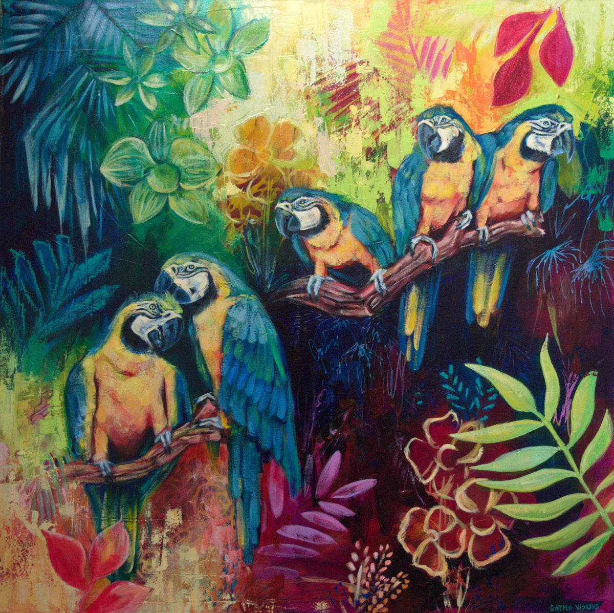Whispers of the Tropics by Carma Visions, full painting