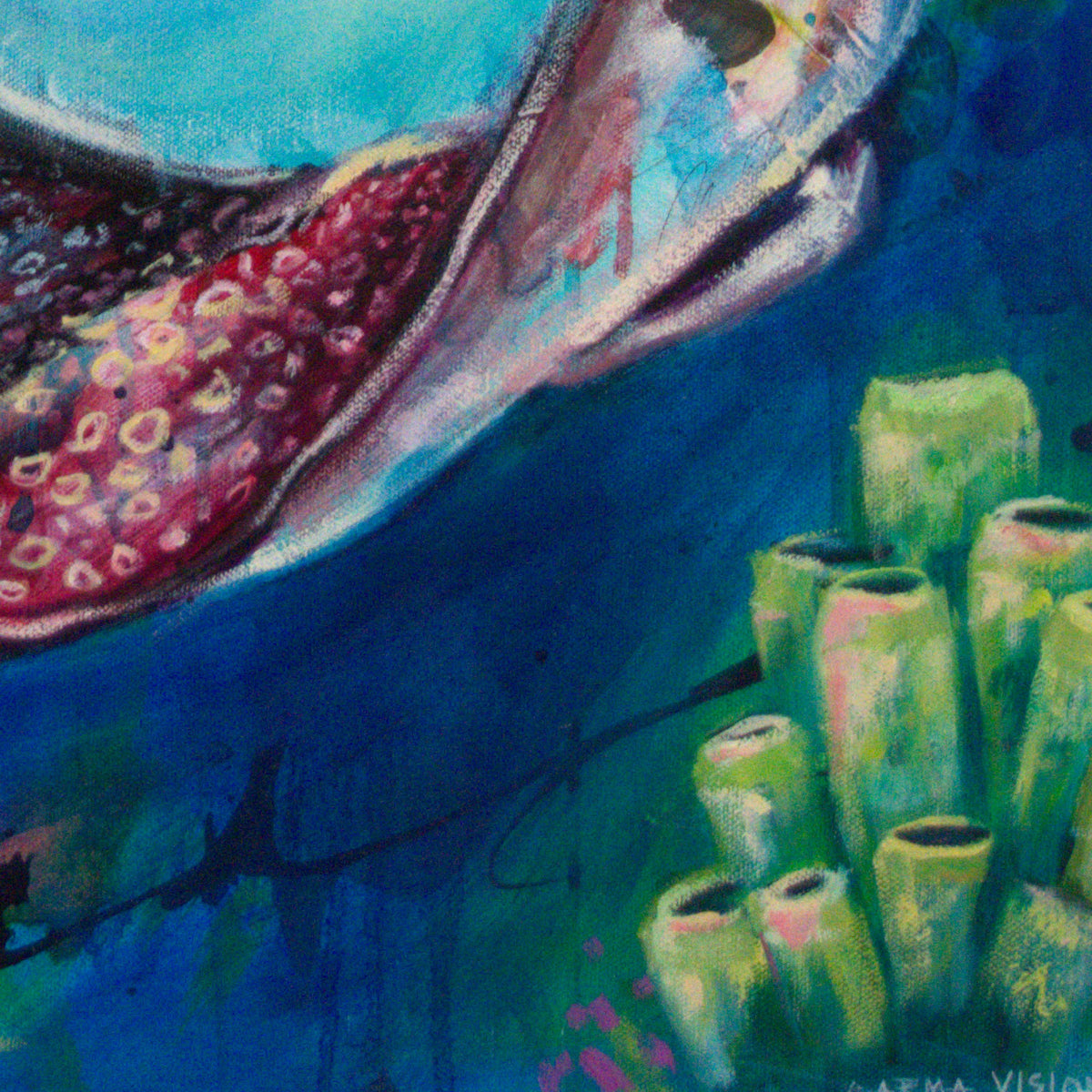 Dance of the Deep by Carma Visions, close-up of reef detail