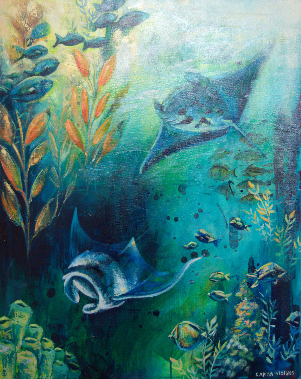 Journey Beneath by Carma Visions, full painting