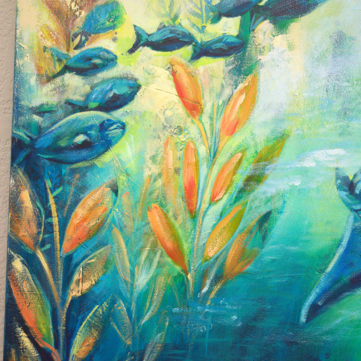 Journey Beneath by Carma Visions, close-up of fish and sea plants
