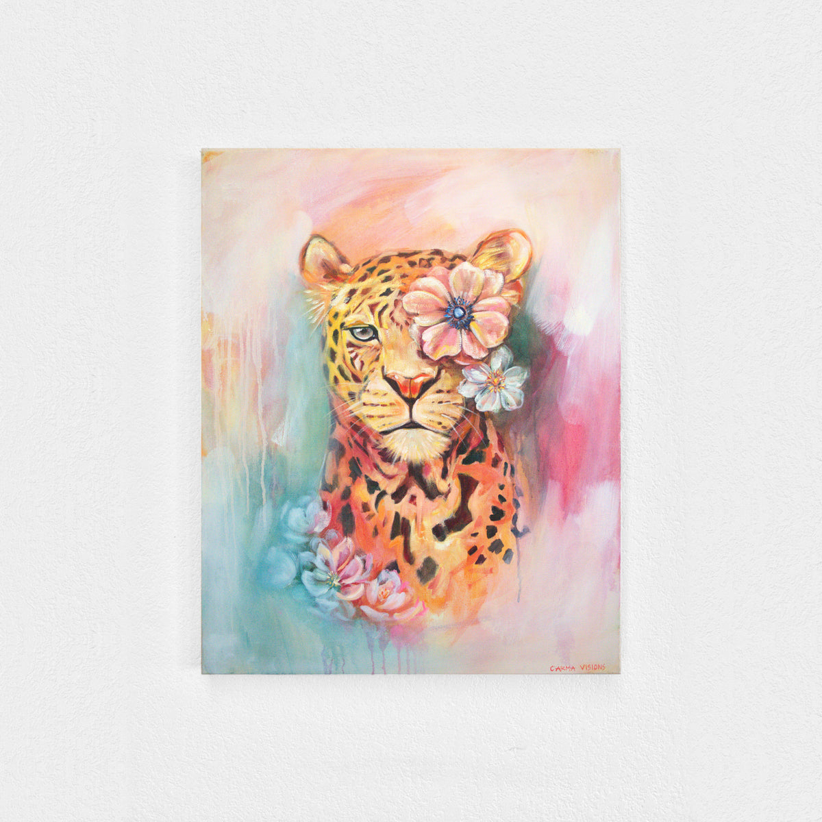 The Softest Strength by Carma Visions, shown on a white wall