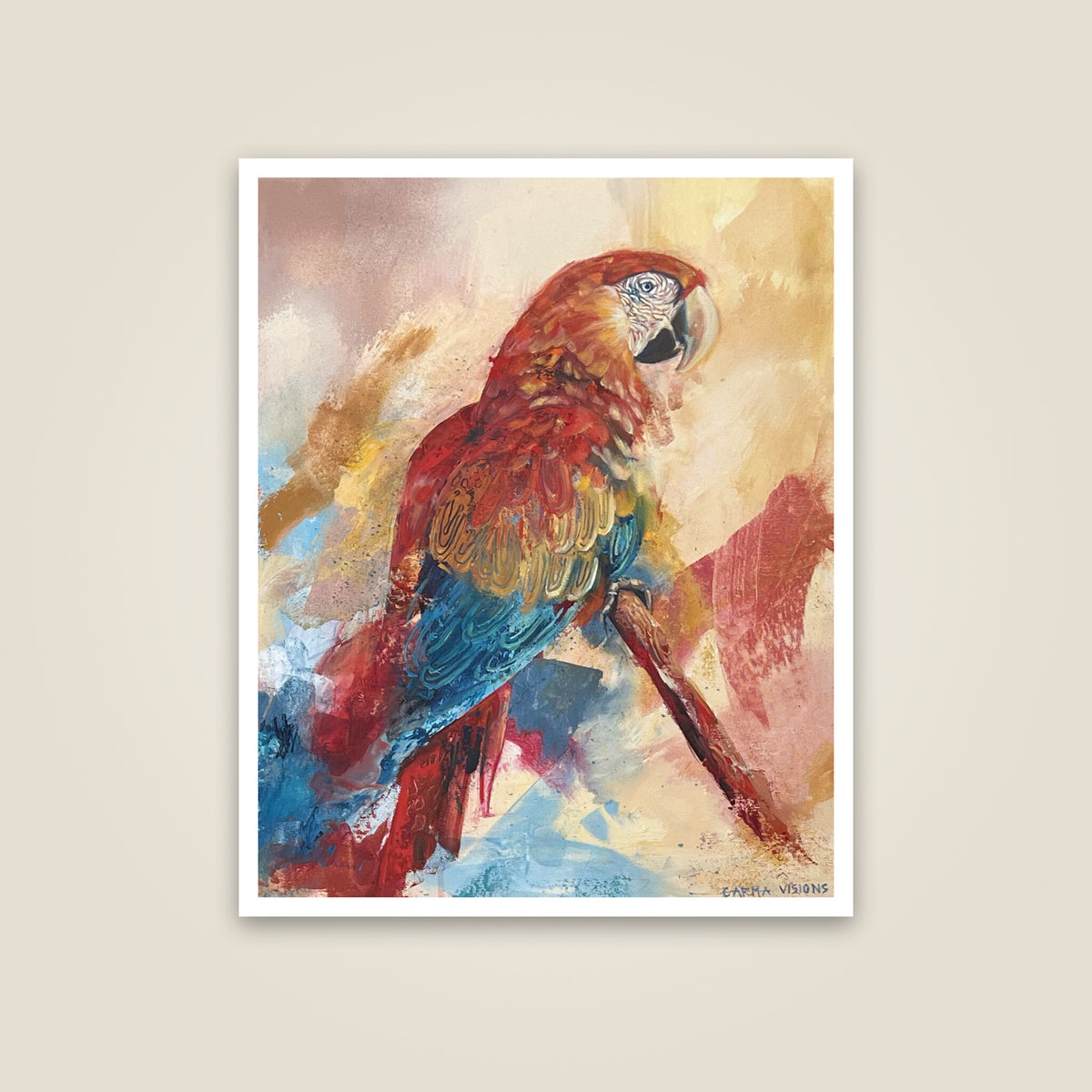 Red Bank Rising open edition print, unframed