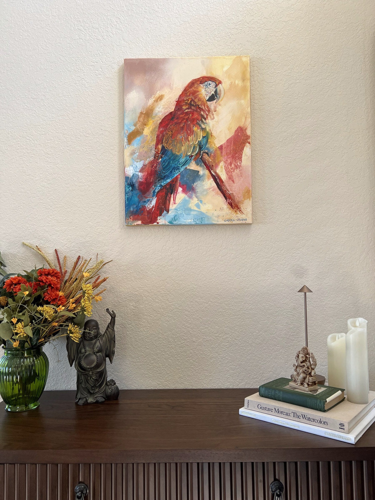 Red Bank Rising, original painting by Carma Visions
