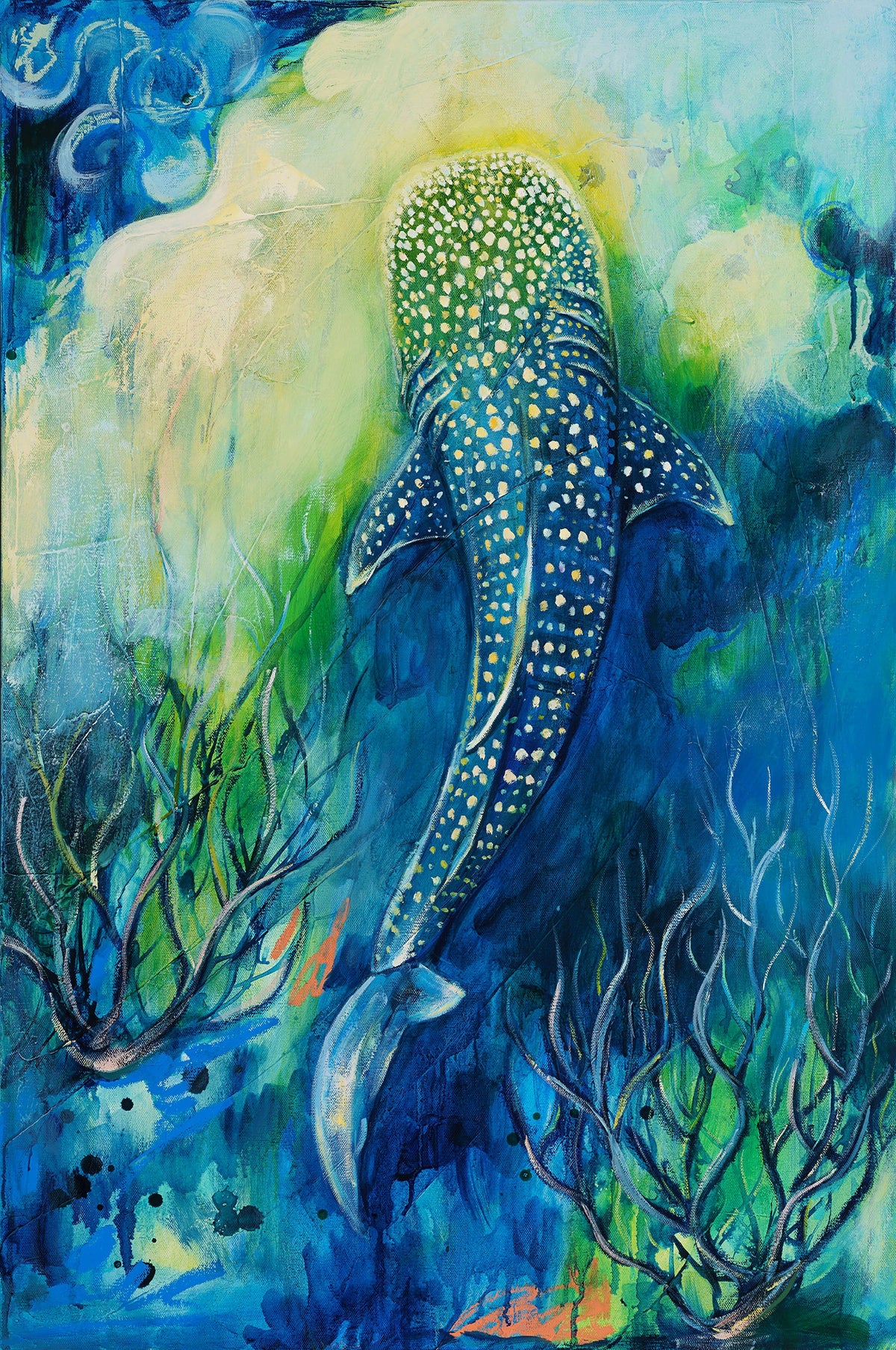 Gentle Giant No. 2 by Carma Visions, full painting in true-to-life color